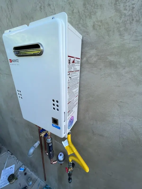 Tankless water heater installation for South Coast homes